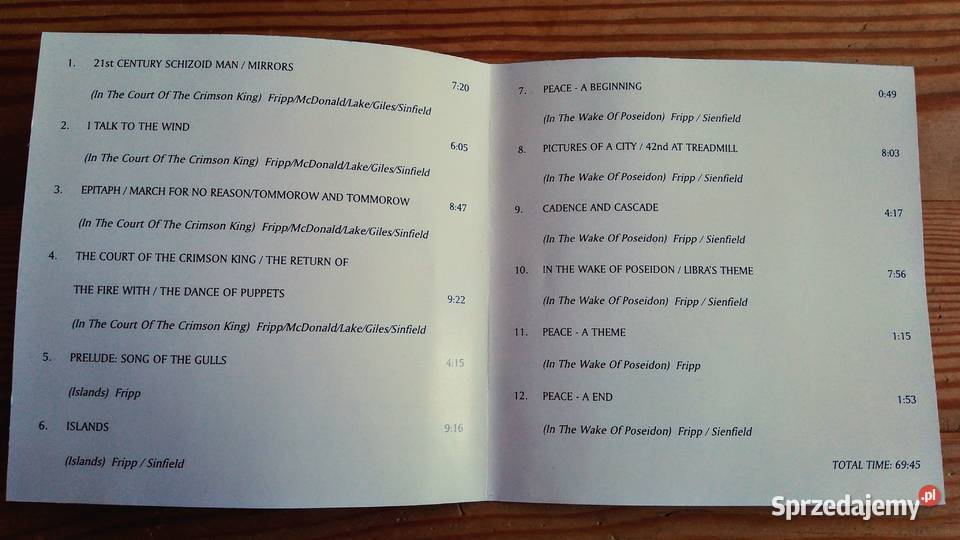 King Crimson Gold Collection sprzedam