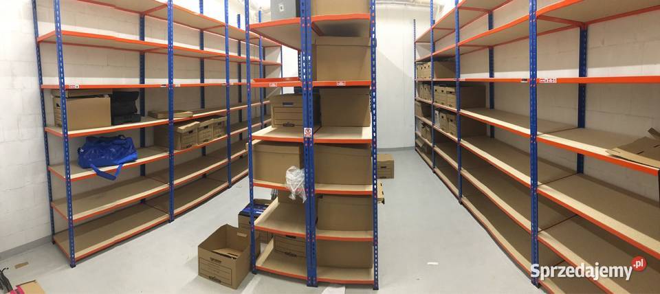 Regały polkowe magazynowe metalowe regał do małopolskie Kraków