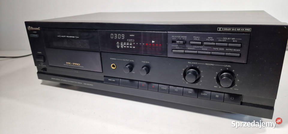 Magnetofon Sherwood DS5015C Stereo Cassette Deck Międzychód sprzedam