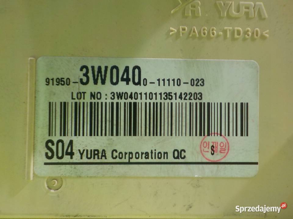 KIA SPORTAGE III 17 CRDI 11r 5D skrzynka Suków