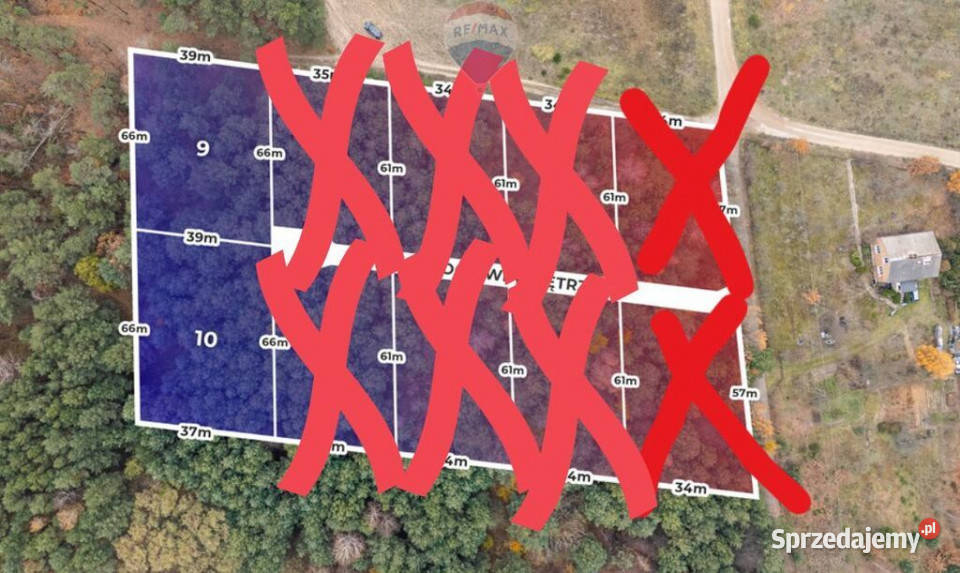 Działka pod duży dom ODLICZ VAT 23 bez PCC Sprzedaż Siestrzeń
