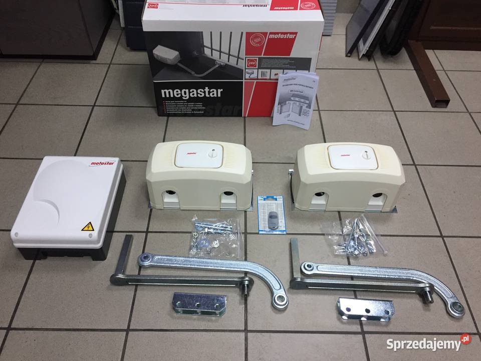 Napęd do bramy dwuskrzydłowej Motostar Megastar skrzydłowa Kielce sprzedam
