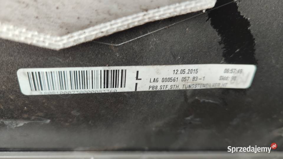 ZDERZAK TYŁ TYLNY VW PASSAT B8 KOMBI 3G5807521F