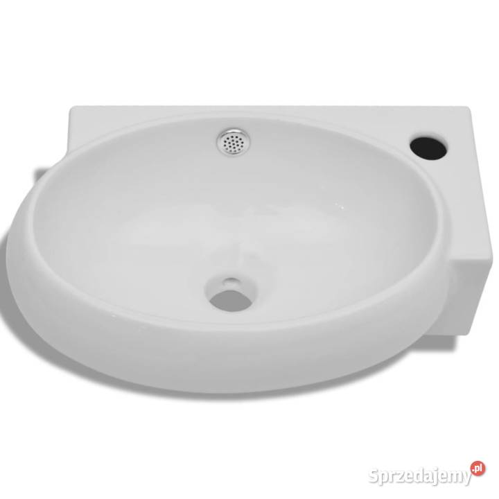 Ceramiczna umywalka z otworem przelewowym i na Warszawa