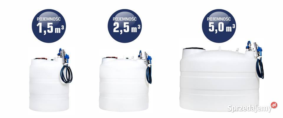 Zbiornik jednopłaszczowy na AdBlue 1500L Kąty Wrocławskie