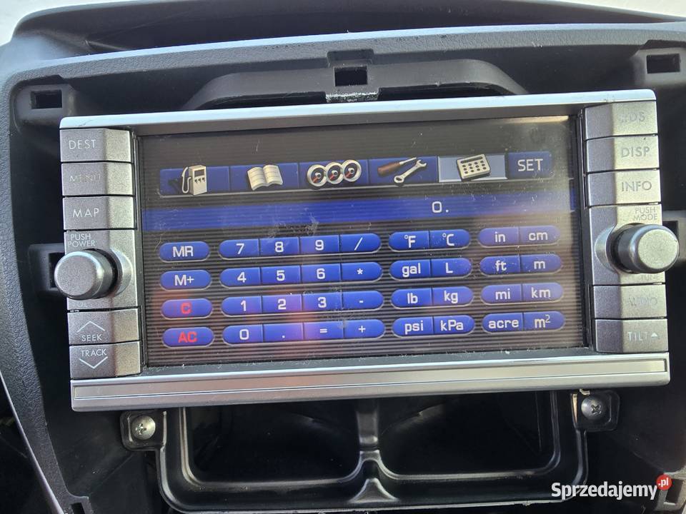 Subaru Forester 3 SH radio KENwood dotykowe Pozostałe Legnica