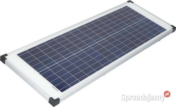 Panel solarny 55W z kontrolerem ładowania 375559 Ogrodzenia i pastuchy Kamionna