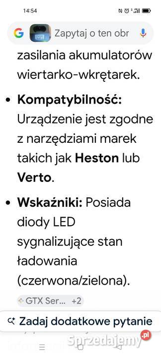 Ładowarka sieciowa do baterii 144V sprzedam