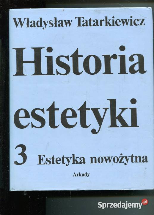 Historia estetyki t13 Tatarkiewicz zachodniopomorskie Szczecin