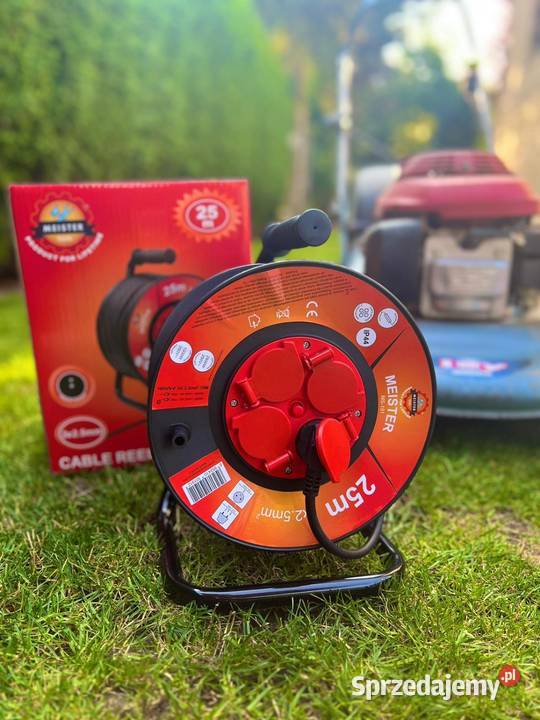 Przedłużacz 25m plastikowy bęben