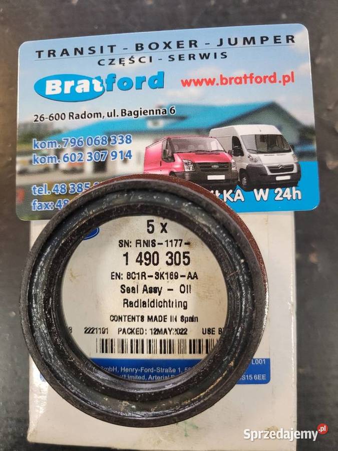 USZCZELNIACZ PÓŁOSI FORD TRANSIT 1490305 dostawcze Radom
