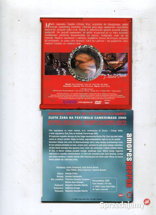 The Pillow Book Amoresperros 2 Filmy DVD Szczecin