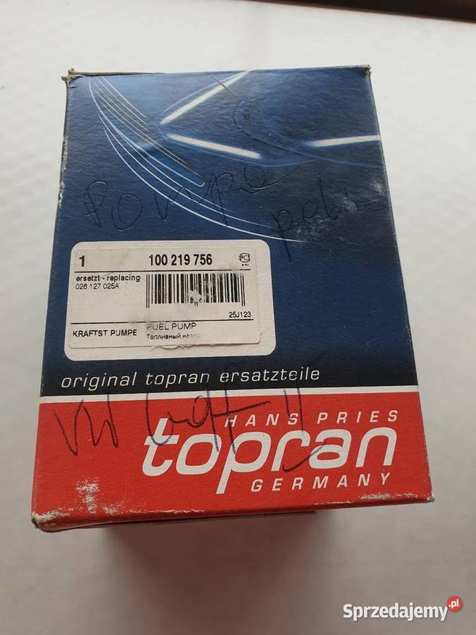 Pompa paliwa VW Golf III AUDI 80 B2 AUDI 100 Kłodzko sprzedam