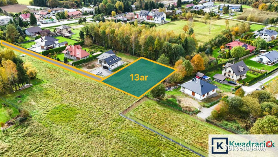 Działka Krosno 1311m2 utwardzona sprzedam