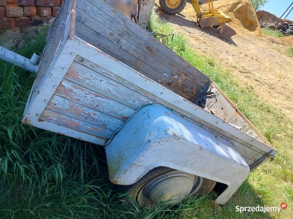 Przyczepka jednoosiowa bez dokumentów