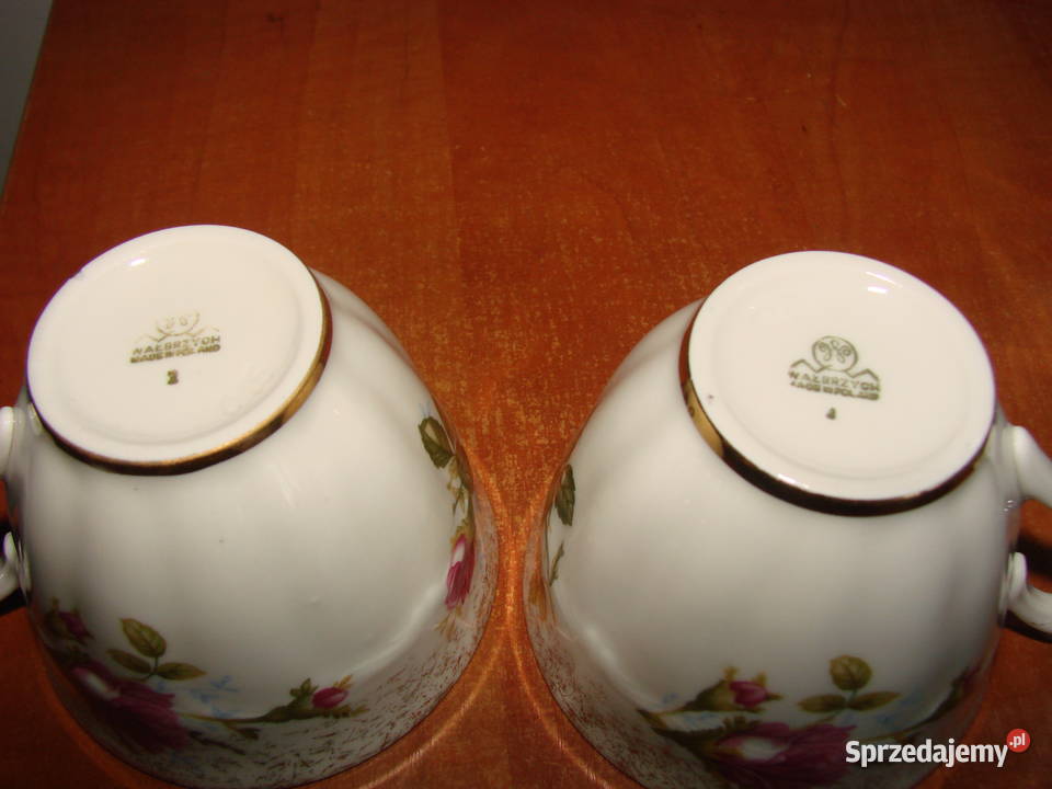 Wałbrzych porcelanowa filiżanka Róża Pruszcz Gdański sprzedam
