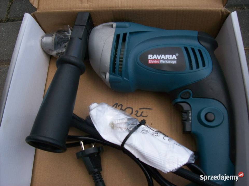 MOCNA WIERTARKA UDAROWA 1500W BAVARIA Elektryczne wielkopolskie Głogowa