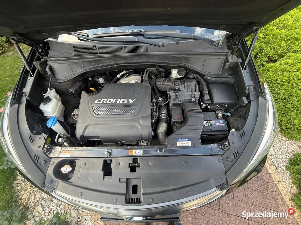 Hyundai Santa Fe III 22 2017 blue Premium 4x4 wielkopolskie sprzedam