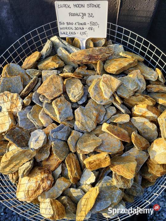 ŁUPEK MOON STONE 11 MM Kamień ogrodowy ozdobny Jaktorów