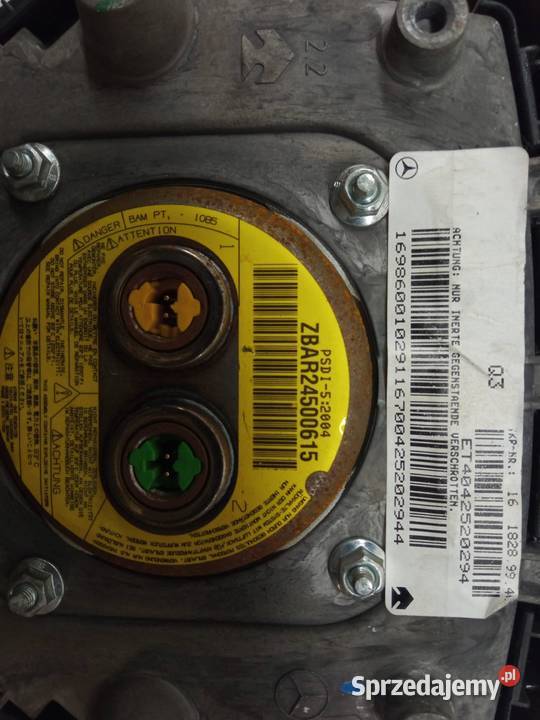 PODUSZKA POWIETRZNA AIRBAG LEWA KIEROWCY Rok produkcji 2004