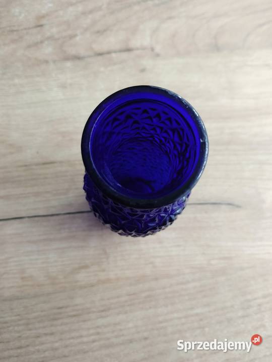 Wazonik grys lodowy granatowy prl zachodniopomorskie Choszczno sprzedam