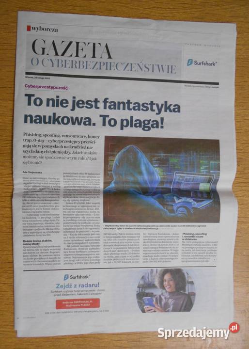 Gazeta o CYBERBEZPIECZEŃSTWIE Gazeta Wyborcza miękka Parczew