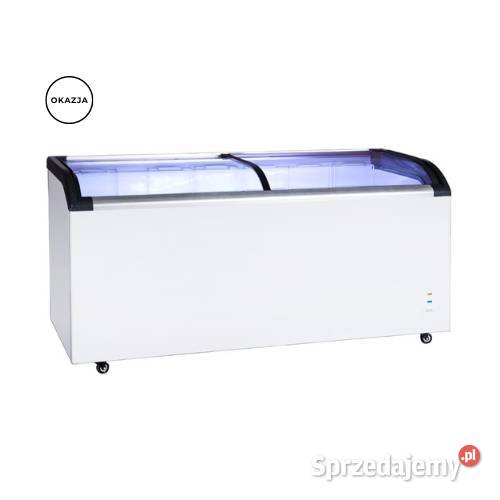 Zamrażarka skrzyniowa przeszklona 153x68x85 455 Sklep Wrocław