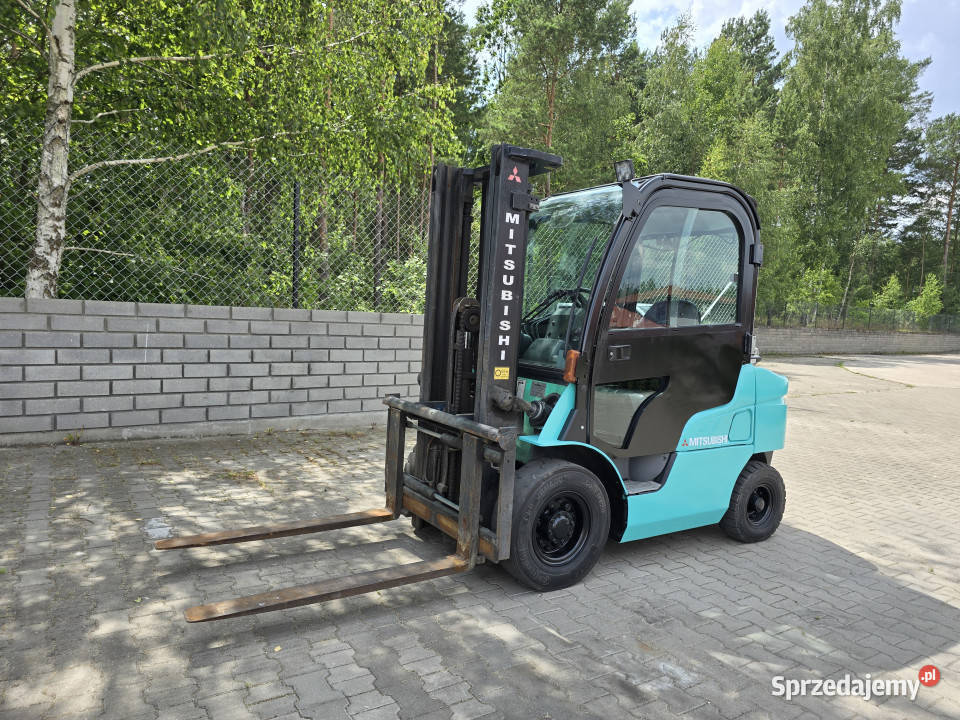 Wózek widłowy MITSUBISHI FD25N 25 t 33 m diesel Klewki sprzedam
