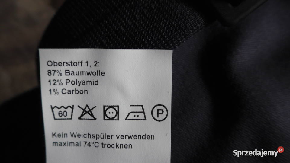 Ubranie robocze trudnopalne