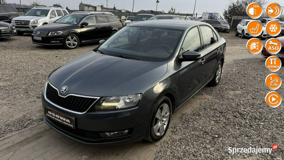 koda RAPID 10tsi 95 1wlpolski salon serwis ledy Gdańsk