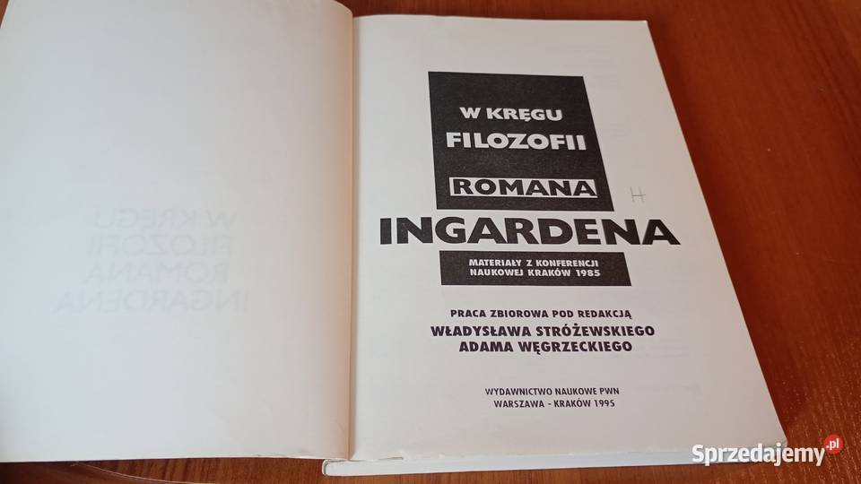 W kręgu filozofii Romana Ingardena Stróżewski Gdańsk