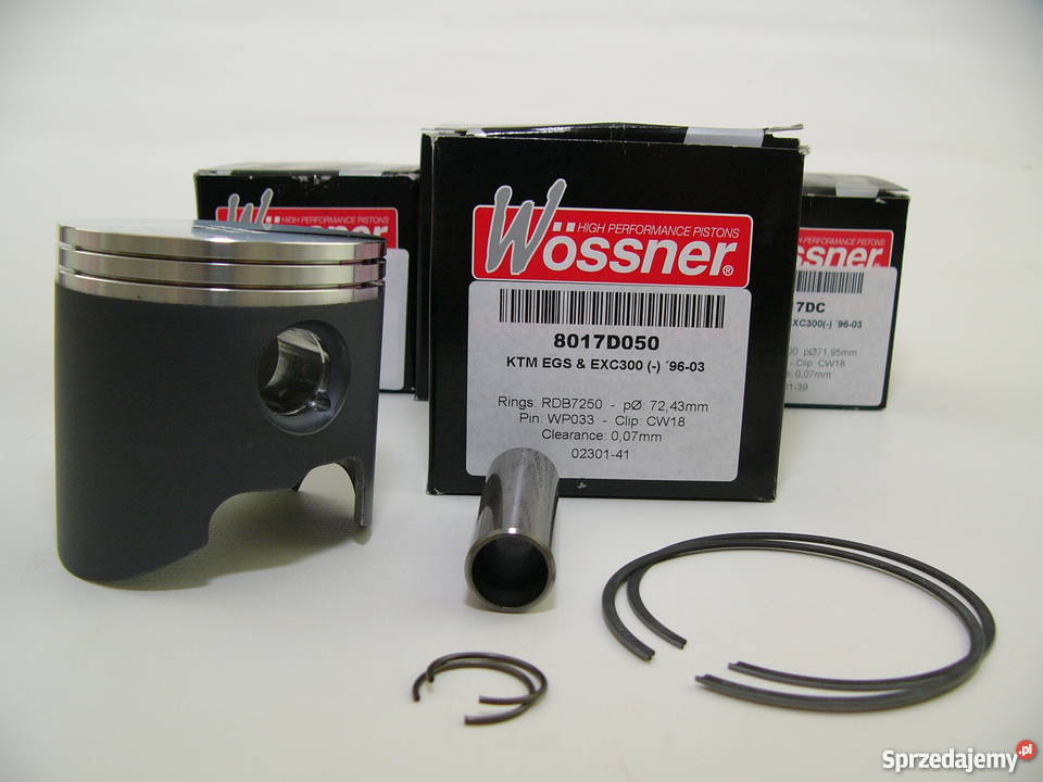 TŁOK komplet tłokowy WOSSNER 7243 mm EGS 300 EXC