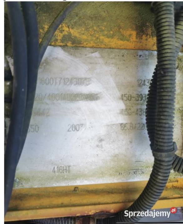 Ładowarka JCB 416ht produkcji 2007 Rok produkcji 2007 Pozostałe Ropczyce