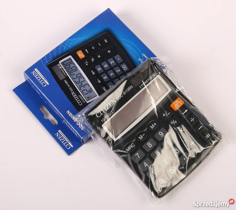 Biurowy kalkulator Citizen SDC810BN nowy