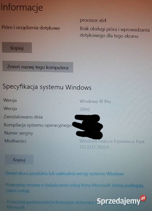 Laptop lenovo V13015IKB Gryfów Śląski