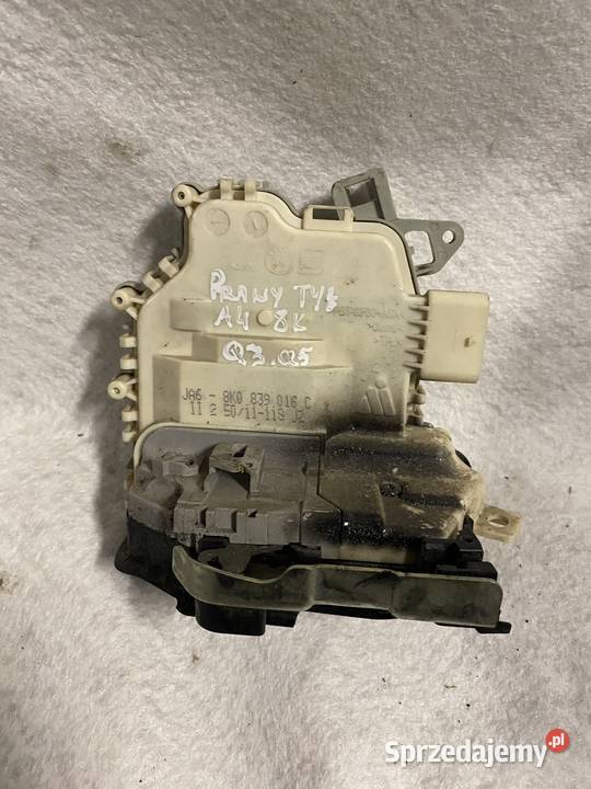 Zamek drzwi prawy tył Audi 8K0839016C Zamki, wkładki i kluczyki Jasienica