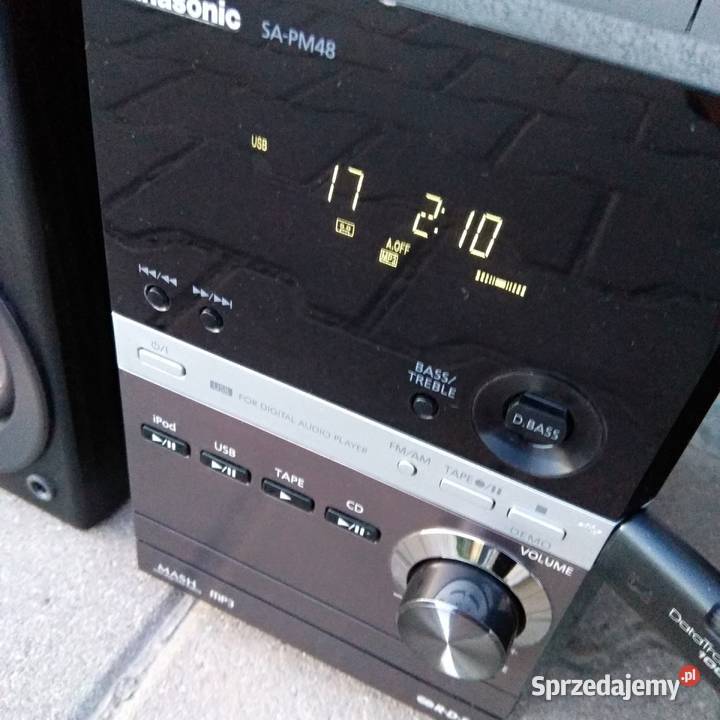 Panasonic SAPM48 miniwieża z Usb Rds
