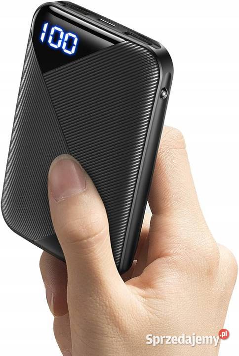 Powerbank kompaktowy USB C o pojemności 10000 Myszyniec