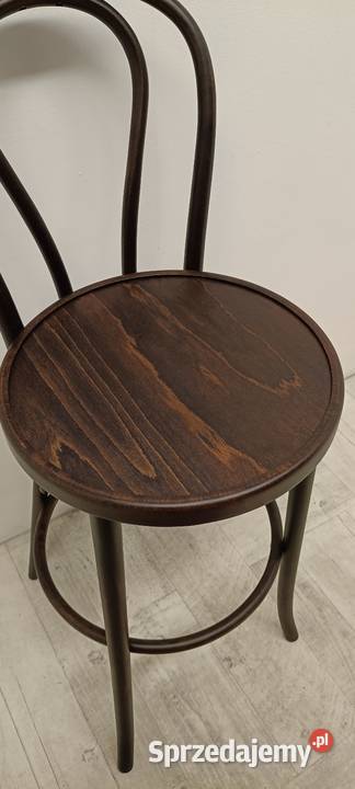 hoker krzesło barowe wysokie buk gięty Radomsko