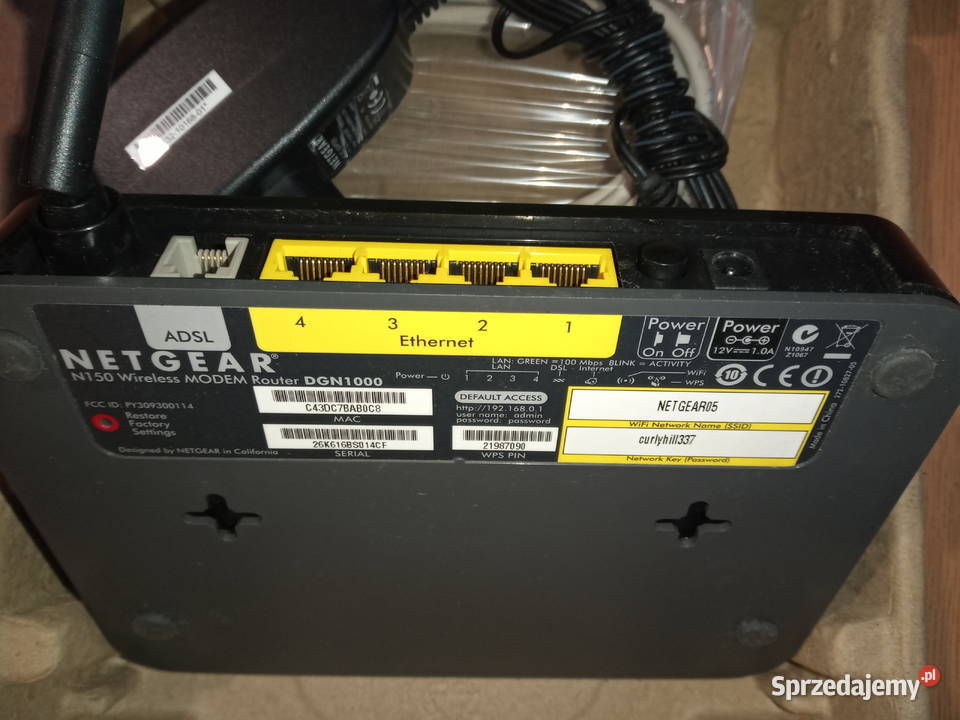 Router NETGEAR N150 DGN1000 Netgear Augustów