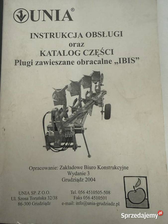 Plug obrotowy Unia ibis XXL 140SZ 4 Bogunów sprzedam