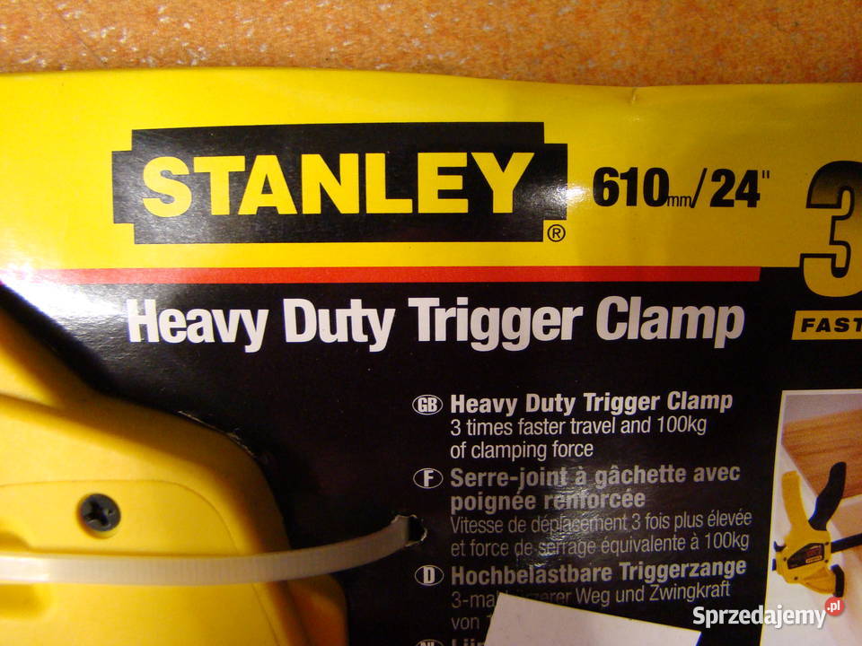 Ścisk stolarski STANLEY FAT 610 mm Ref 083007 Bielsko-Biała sprzedam
