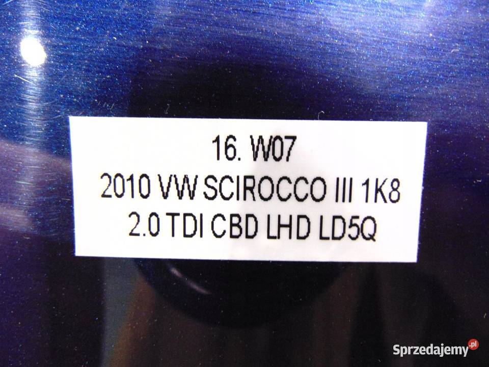 DRZWI PRAWE PRAWY PRZÓD VW SCIROCCO III LD5Q 1K8 Drzwi