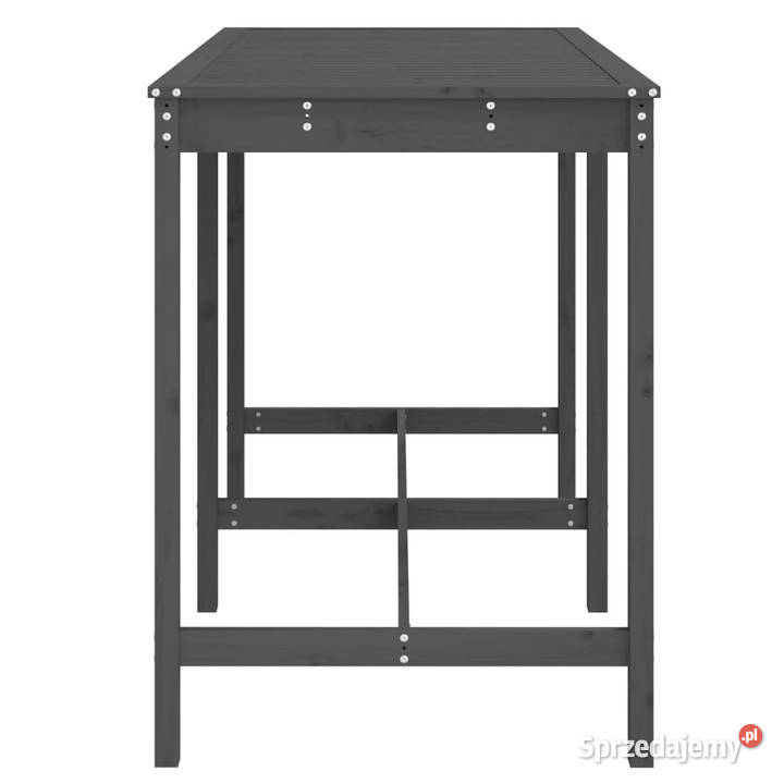 Stolik ogrodowy szary 1595x825x110 lite drewno Warszawa