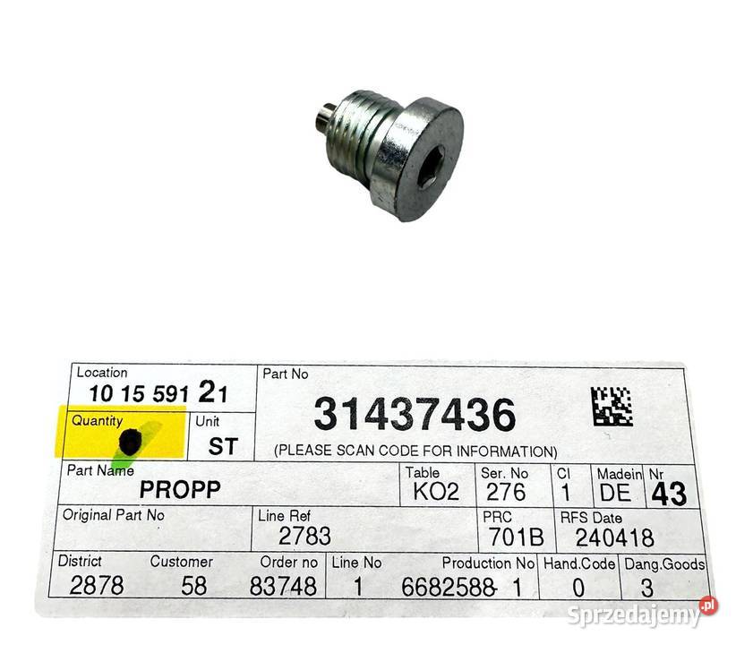 VOLVO S60 V60 S90 V90 XC60 XC90 II HYB korek Akcesoria samochodowe Bielany Wrocławskie