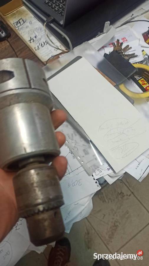 uchwyt wiertarski do zamontowania na silnik Kłodawa