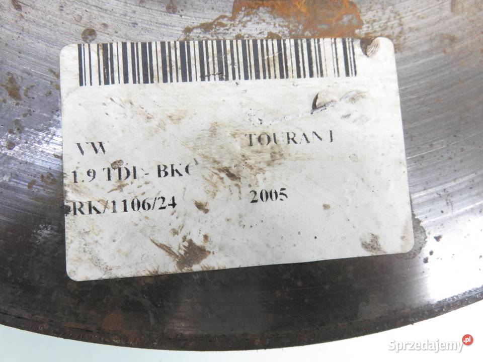 TARCZE HAMULCOWE PRZÓD VW TOURAN I 19 TDI małopolskie