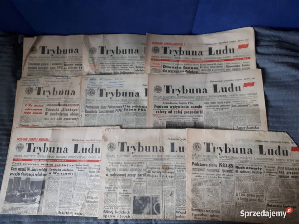 Trybuna Ludu 9sztuk 1983 180280222051305 Pruszków