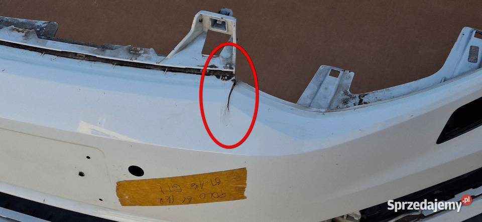 VW POLO 6C GTI ZDERZAK PRZÓD PRZEDNI PŁYTA Kargowa