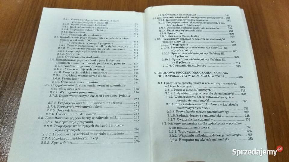 Metodyka nauczania matematyki w klasach niższych matematyka Podręczniki